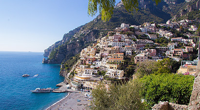 Rome to Amalfi touristic itinerary