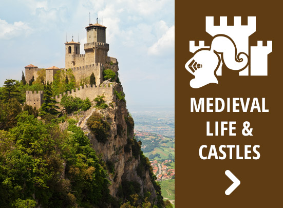 Banner medieval life e castles home